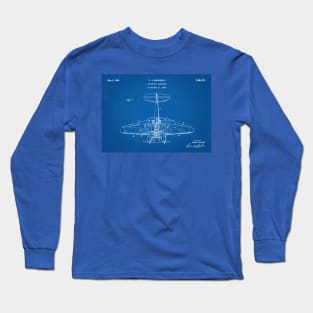 Military Airplane - 1939 Burnelli Patent Drawing - A Long Sleeve T-Shirt